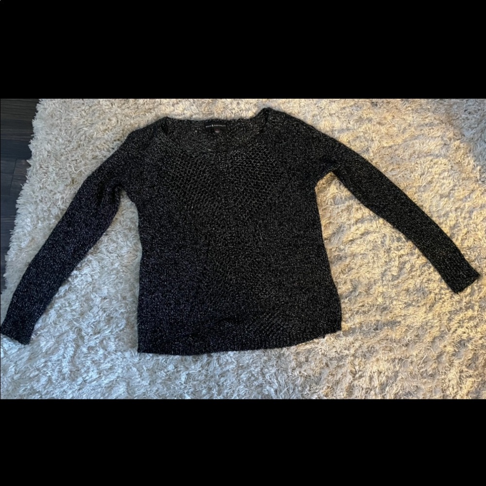 Rock & Republic crocheted sweater